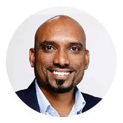 Portrait of Jegaynsan Gopinathan, Senior Learning Partner at QOM Learning Group